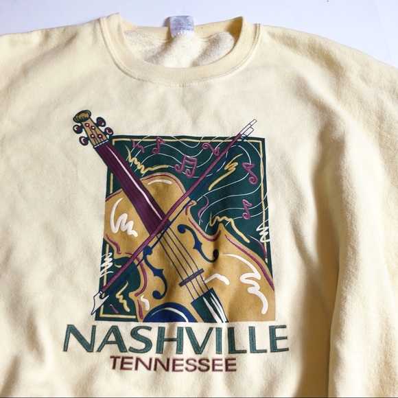 Vintage Nashville Tennessee Sweatshirt XL - Picture 3 of 9